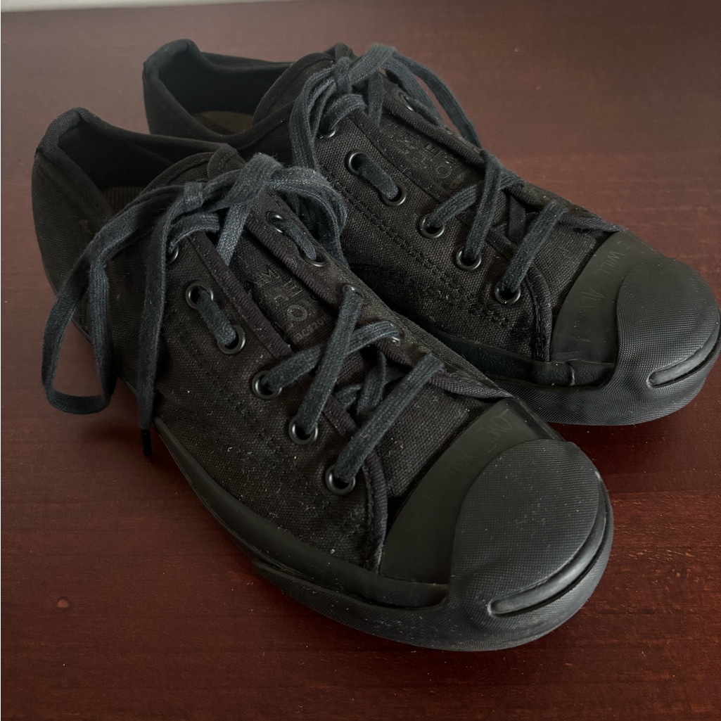 Rare Converse X The Soloist Men's Size 6.5 Kurt Kobain Black Canvas Sneakers